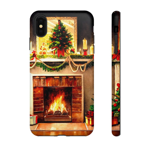 Warm Chirstmas Hearth - Impact Resistant Phone Case iPhone XS MAX Matte